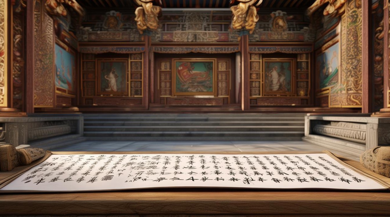 寺庙用来抽签的佛经