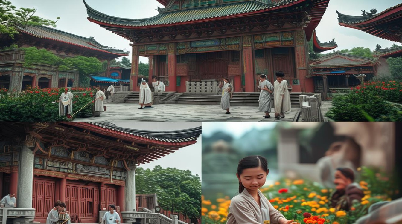 鸡足山寺庙义工