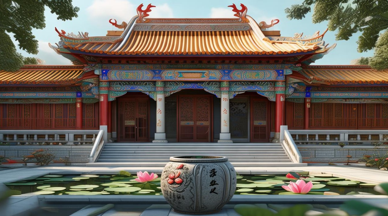 骨灰盒 寺庙 灵塔