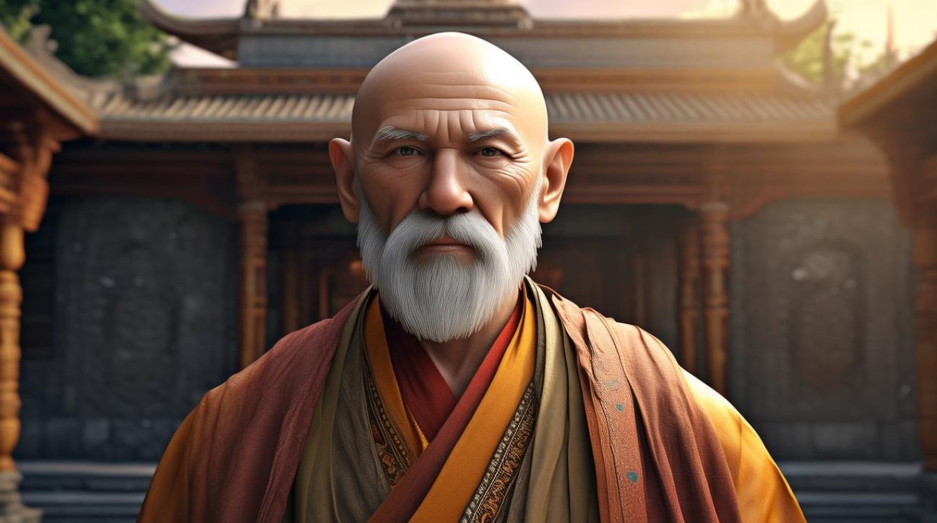 寺庙方丈的前世果报