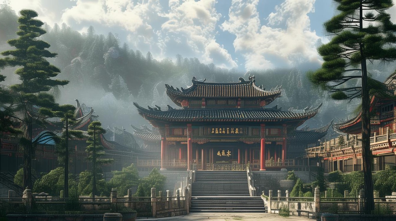 九华山寺庙位置