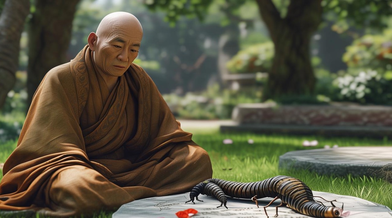 佛教 踩死蜈蚣