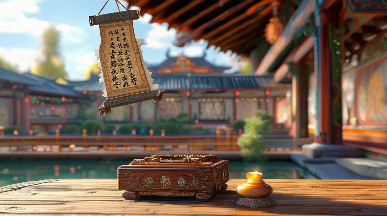 寺庙抽签 符放哪里