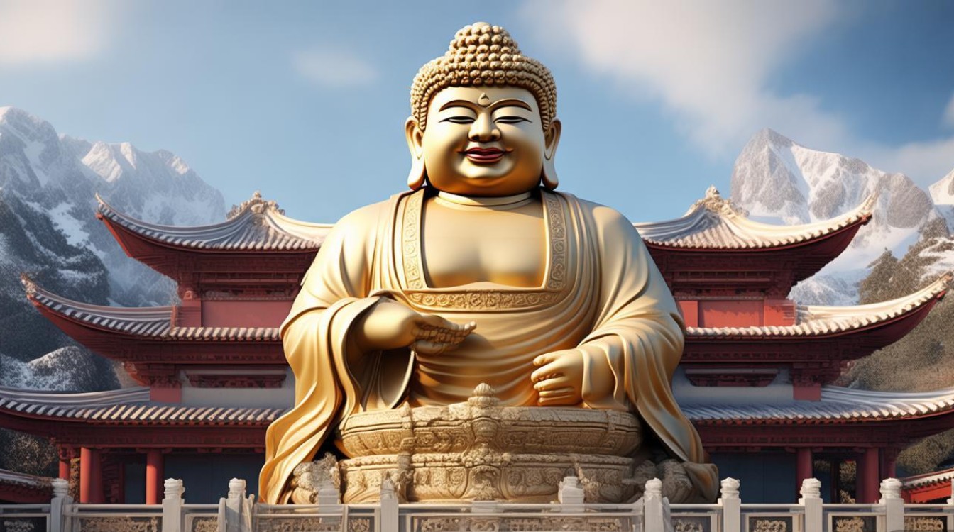 浙江雪窦寺弥勒菩萨