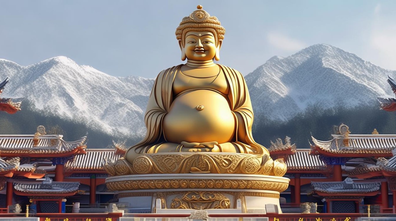浙江雪窦寺弥勒菩萨