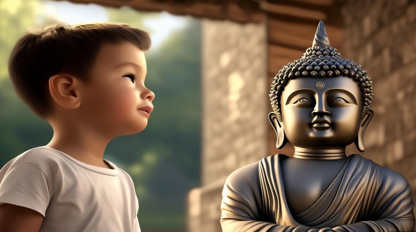 孩子能看到菩萨