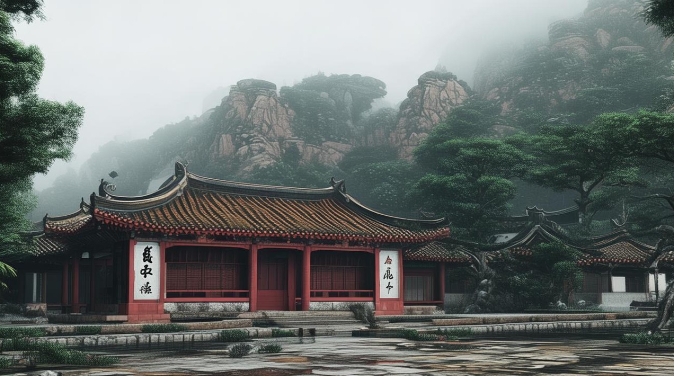 蓟县靠近盘山的寺庙