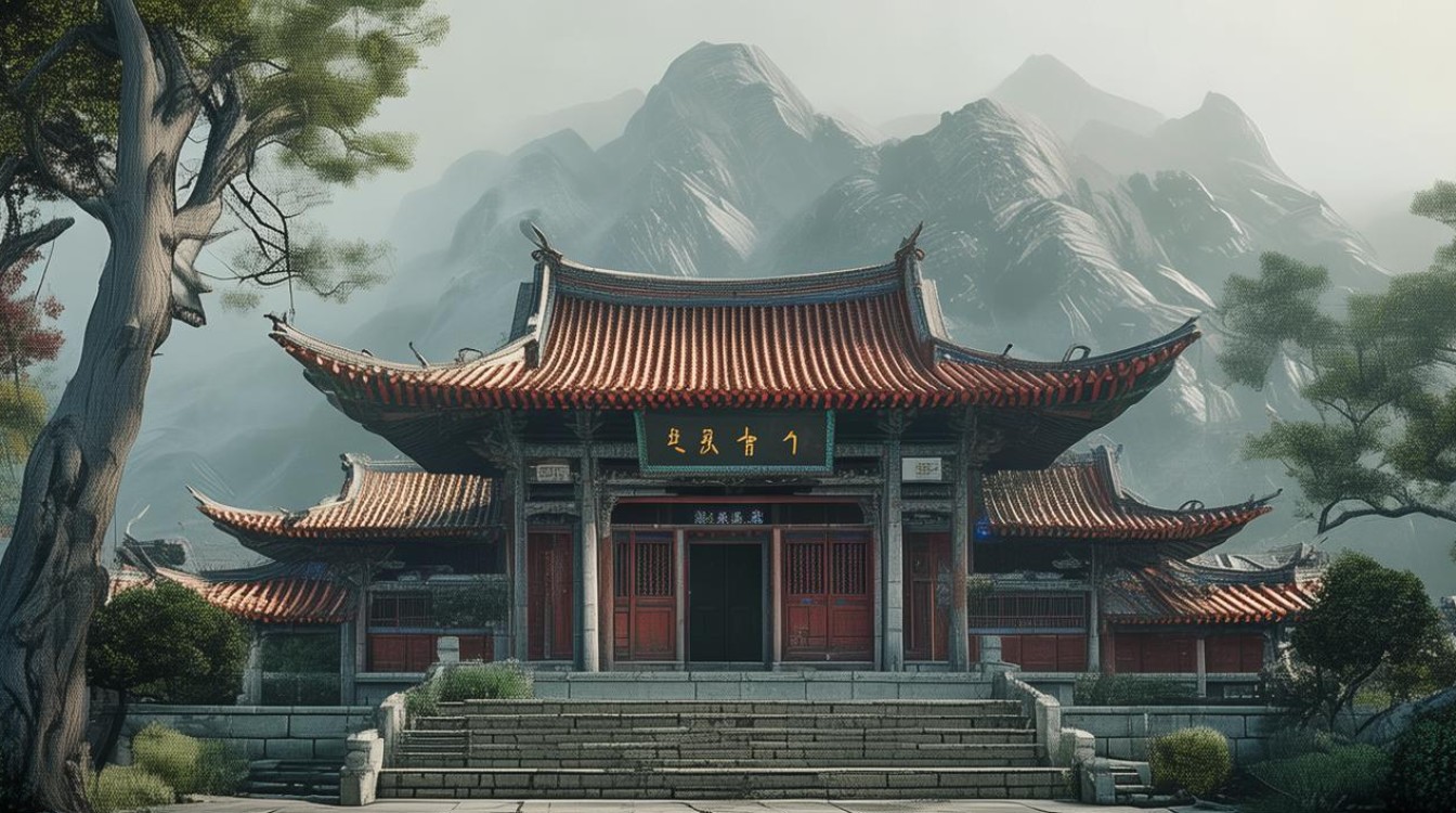 蓟县靠近盘山的寺庙