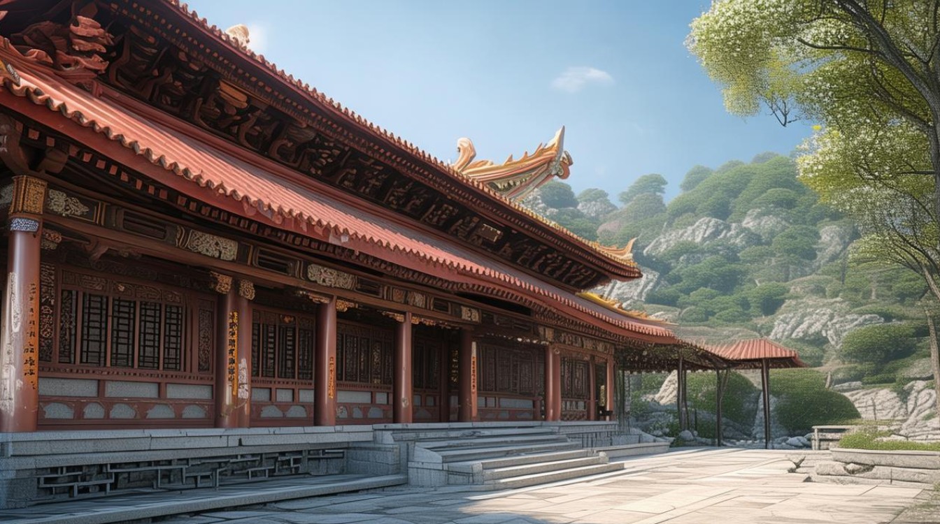 蓟县靠近盘山的寺庙