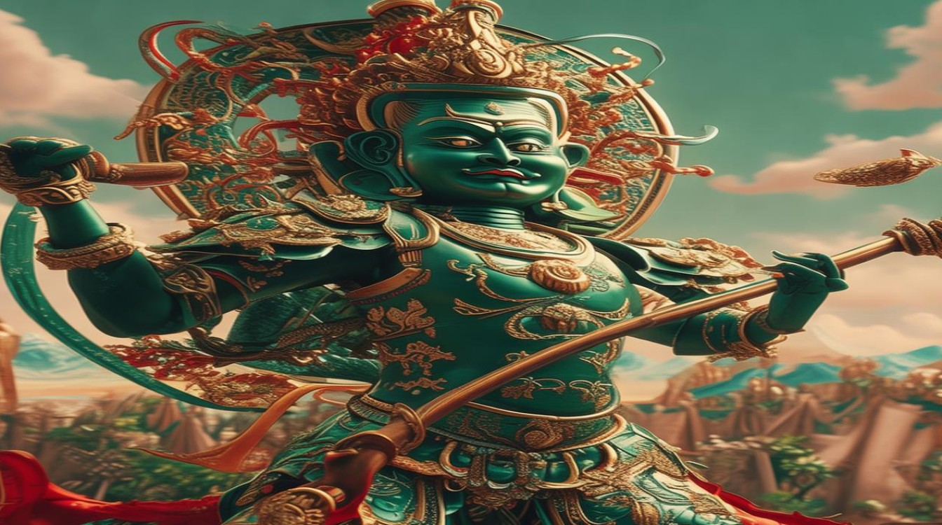 文殊菩萨左右护法