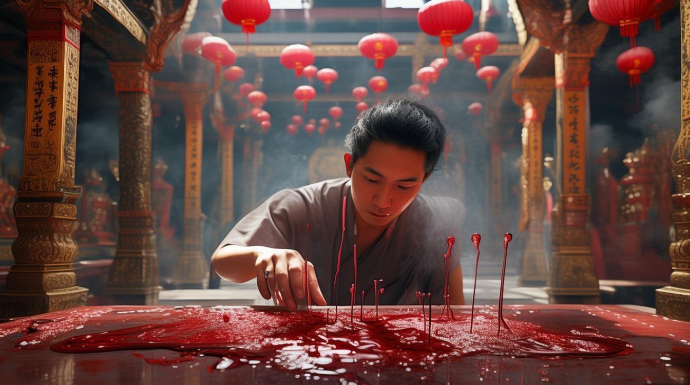 寺庙上香撞出了血