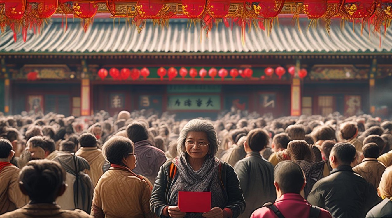 元旦去寺庙求婚姻
