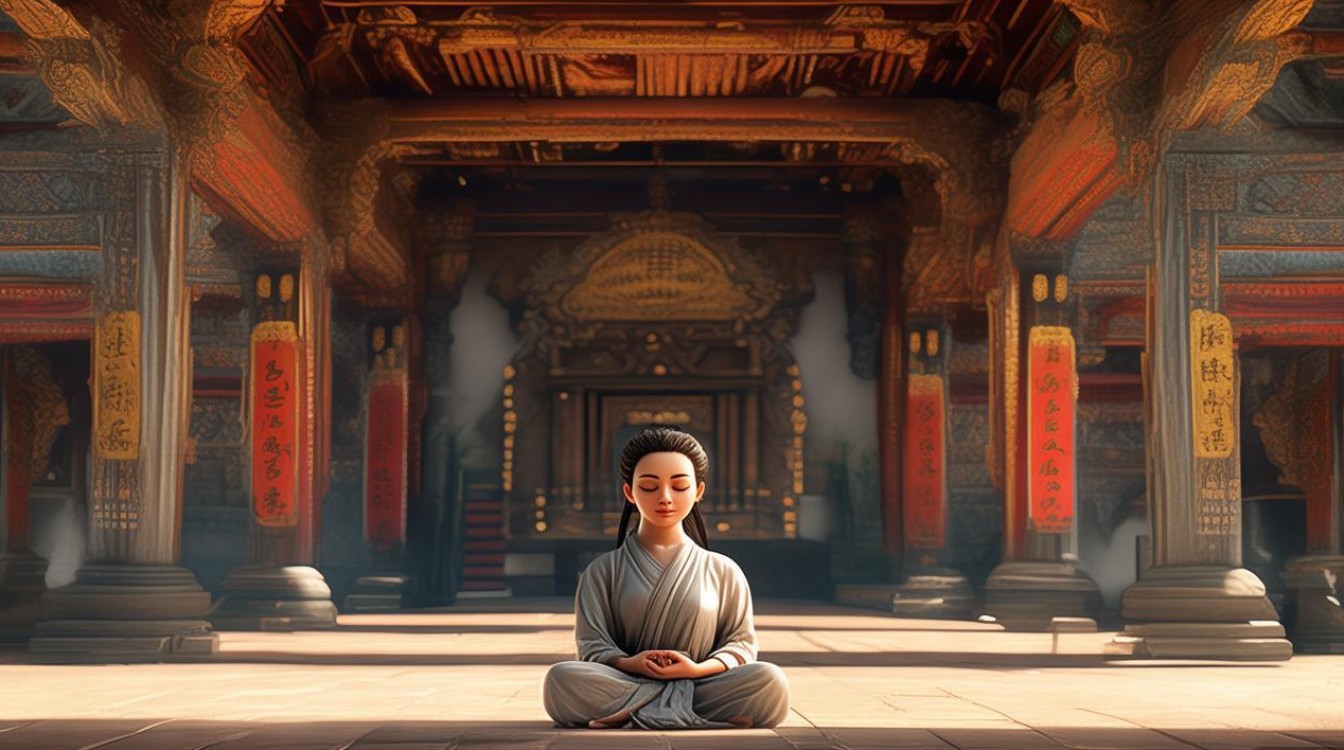 女短期修行的寺庙