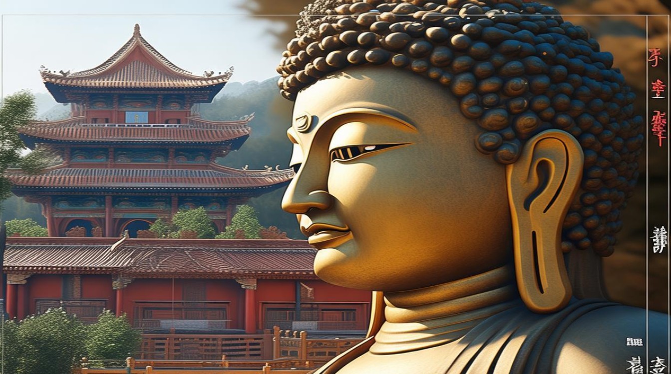 鞍山千山寺庙大佛