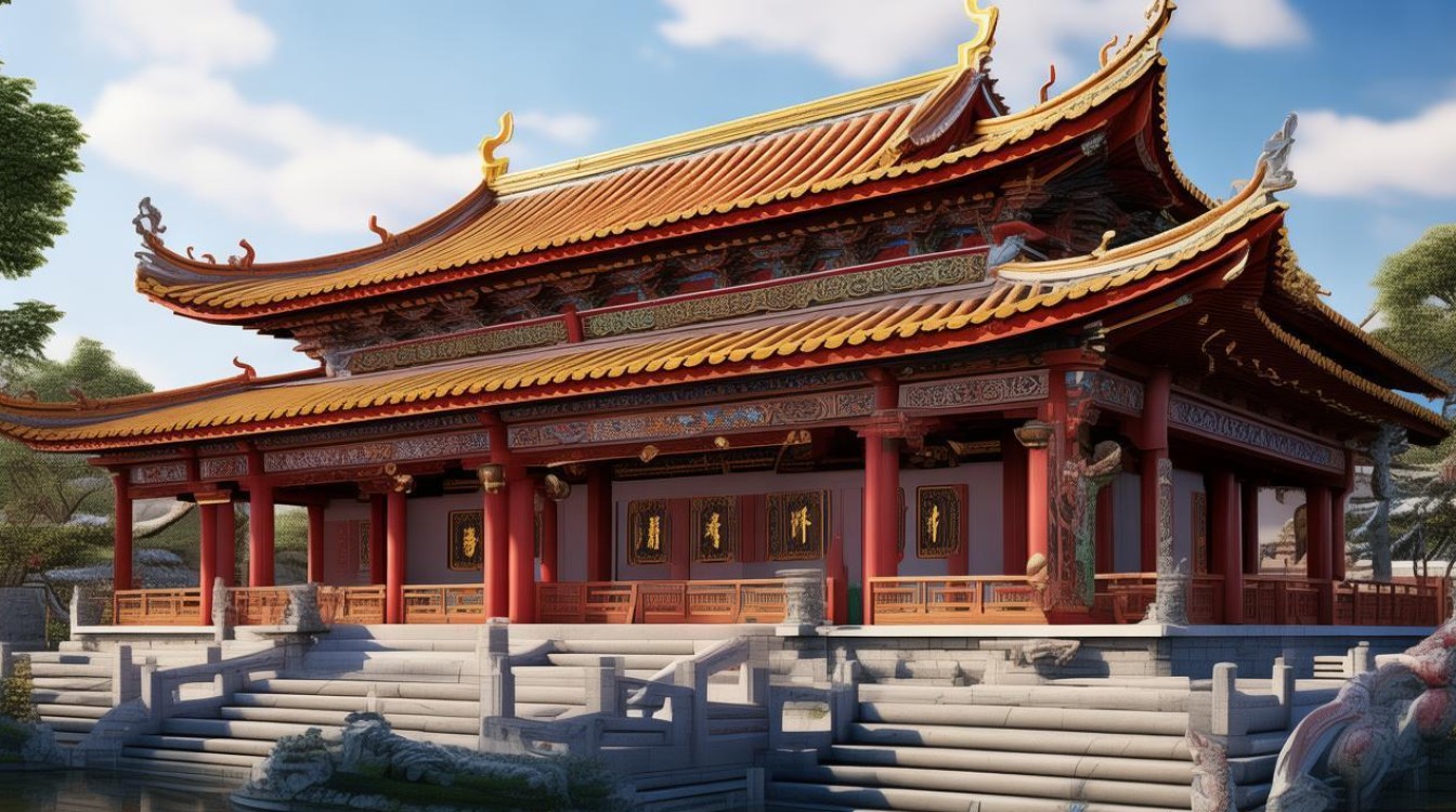 广西新建的寺庙建筑