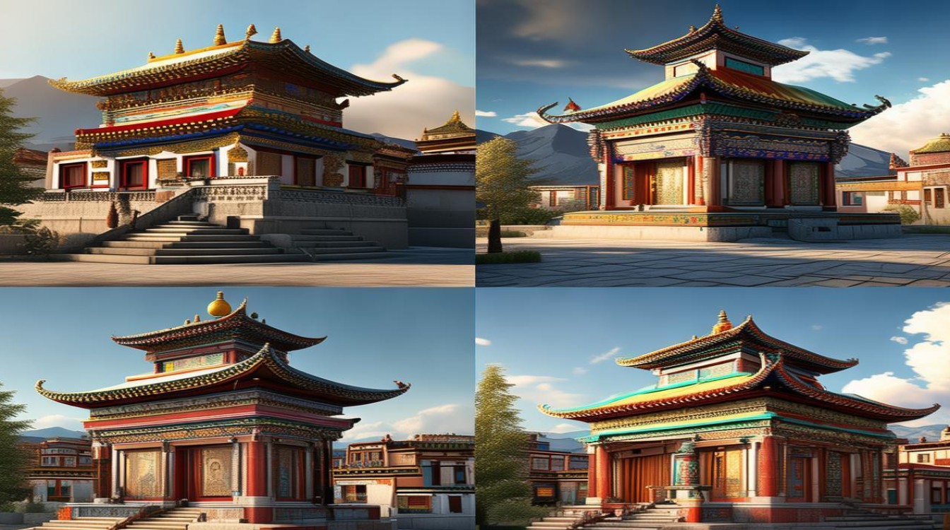 拉萨的八座寺庙