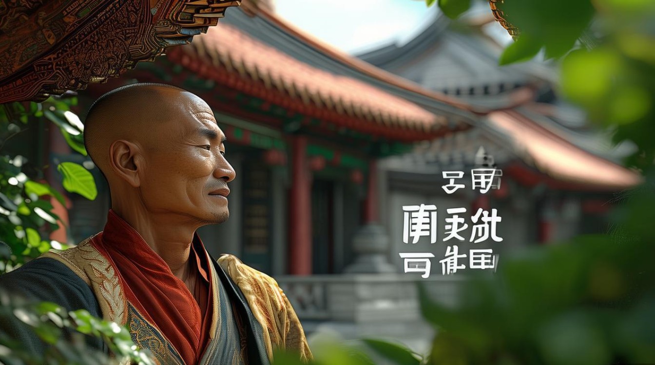 湖北当阳寺法师