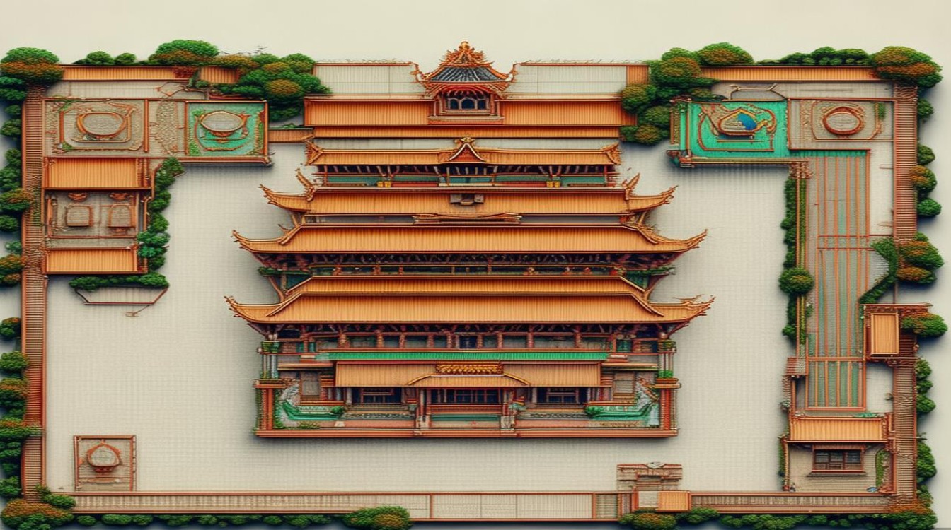 特色寺庙规划图