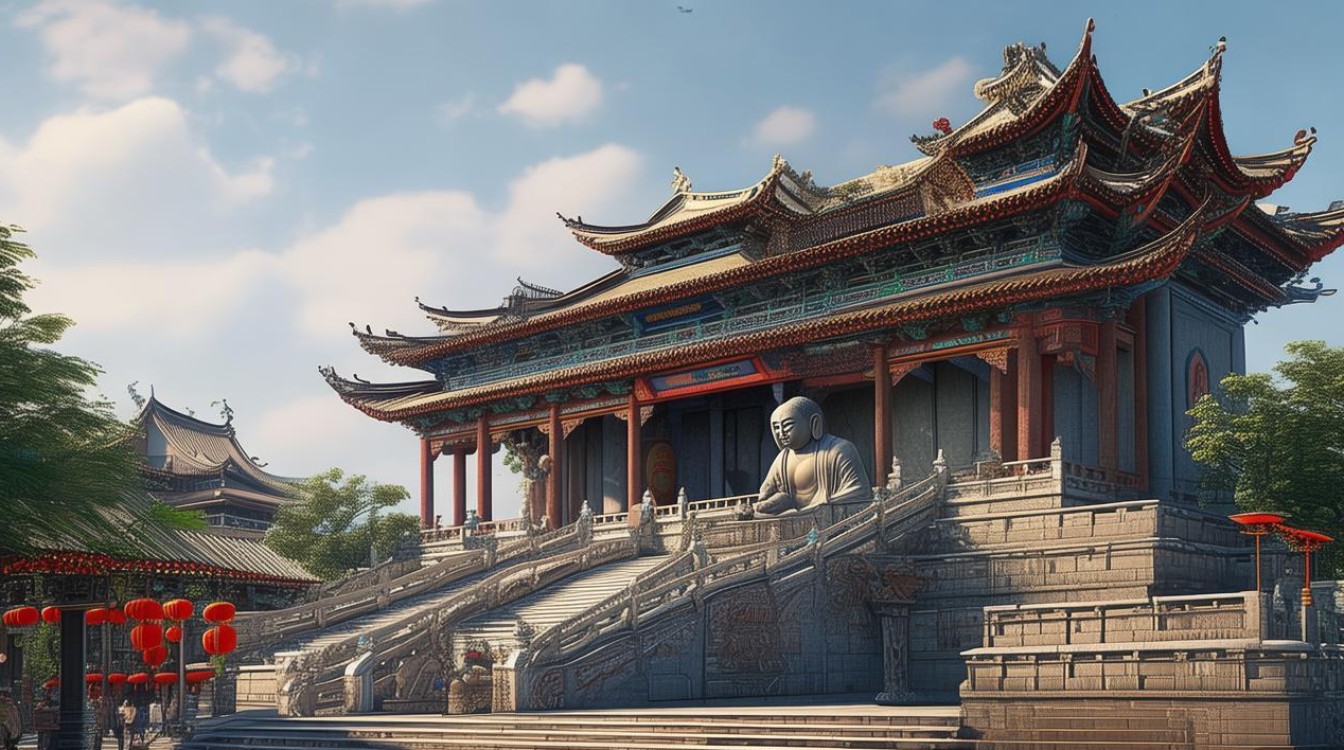 张掖大佛寺庙