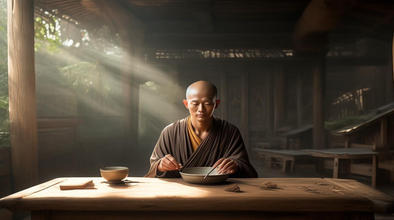 寂静法师吃饭功德