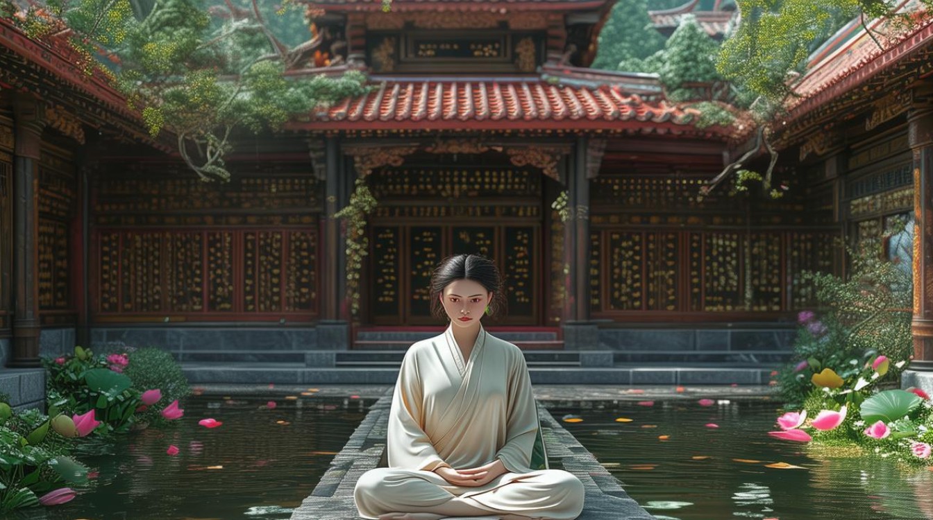 女居士清修的寺庙