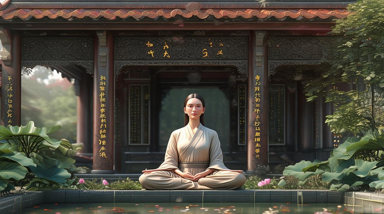女居士清修的寺庙