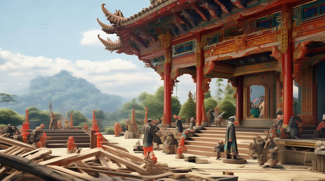 凡空大师修建寺庙