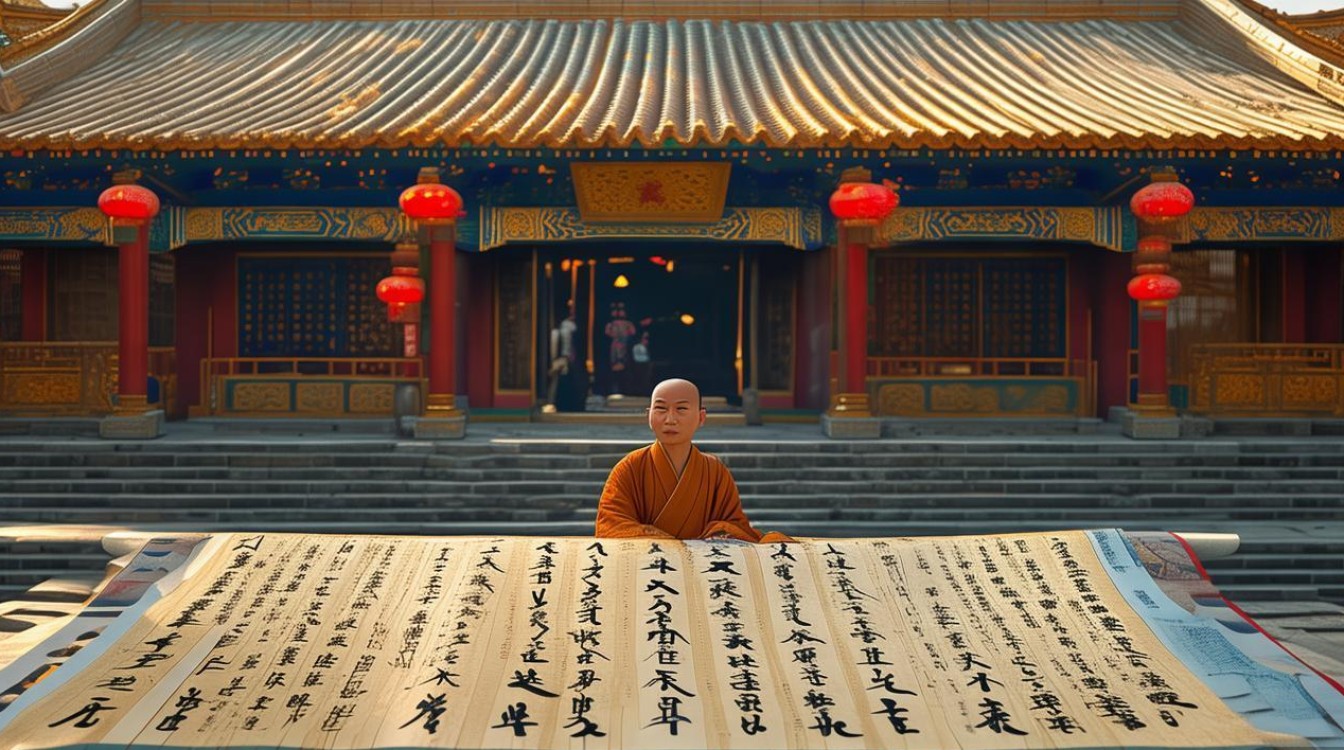 北京寺庙请心经回来