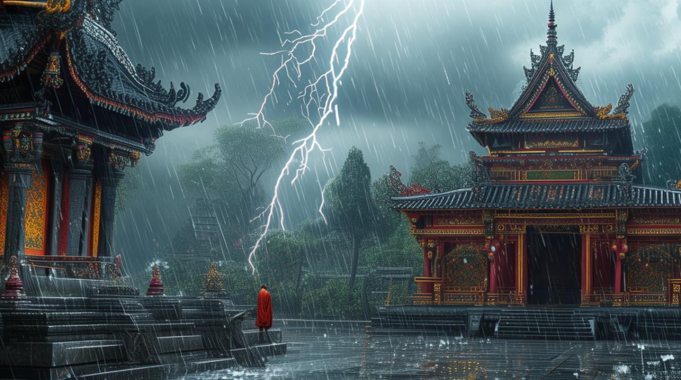 佛教遭雷劈