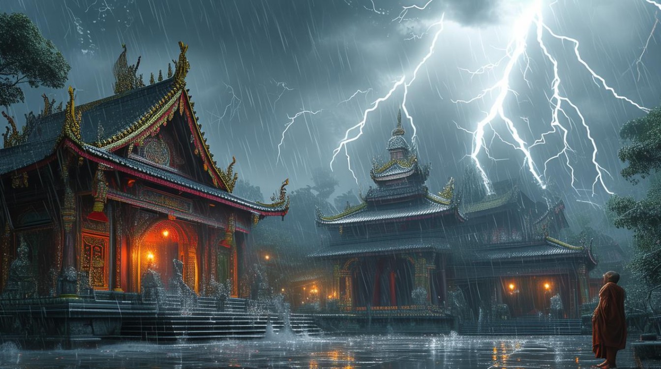 佛教遭雷劈