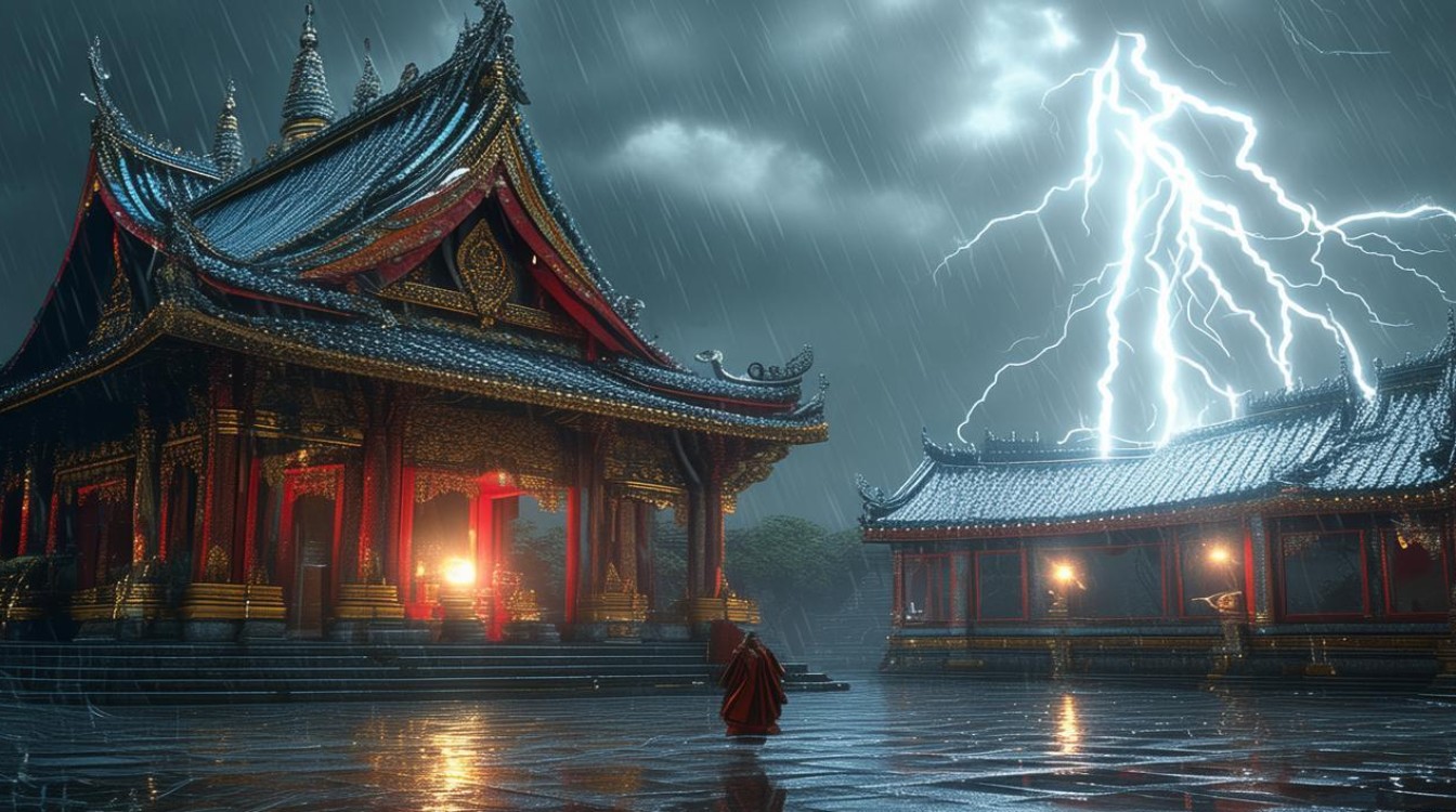 佛教遭雷劈
