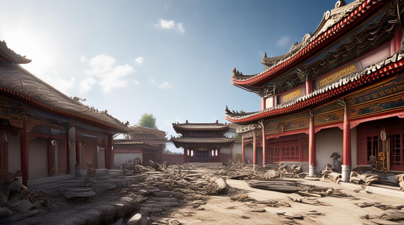 凌海正在建的寺庙