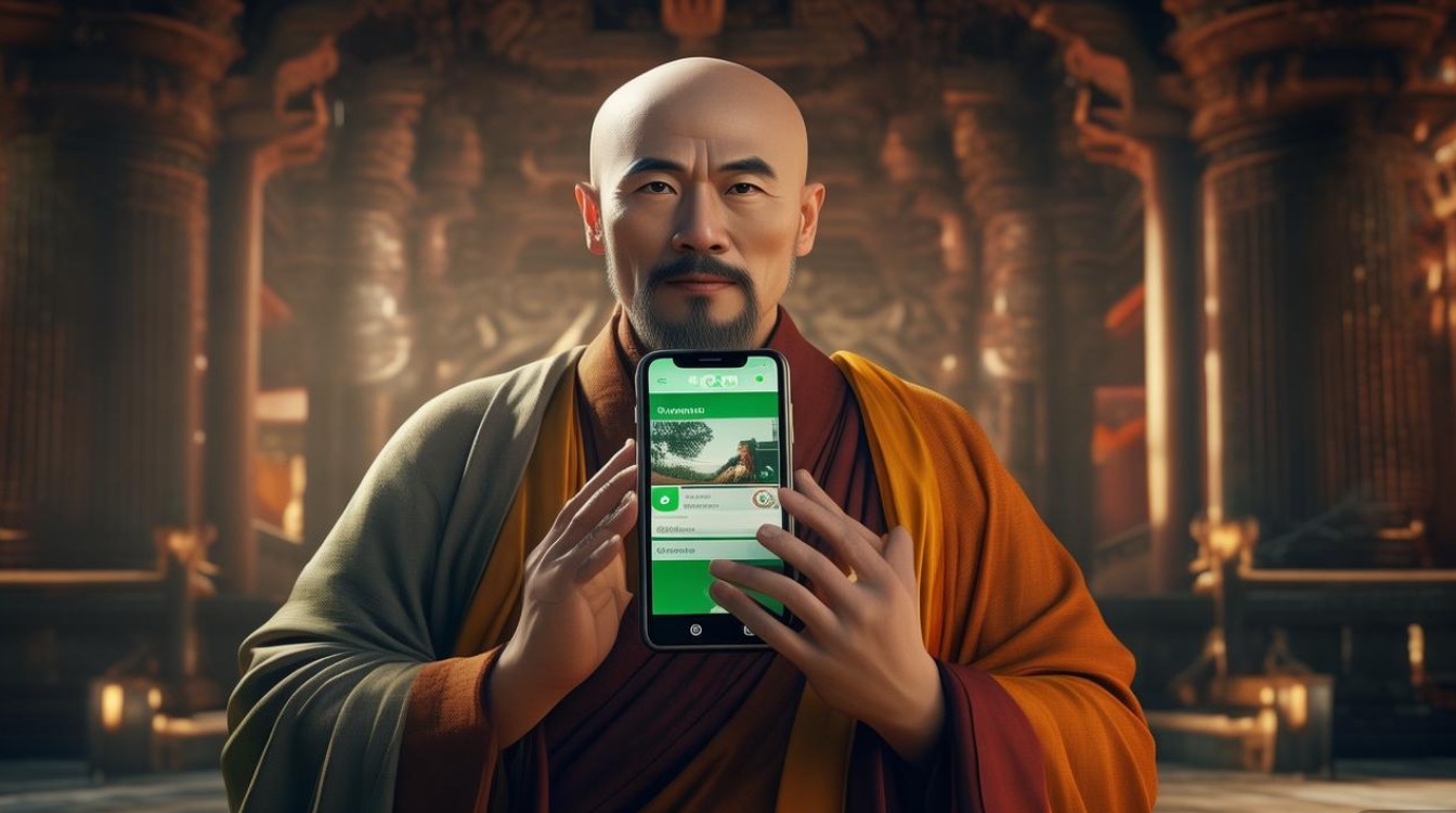 寺庙住持的微信