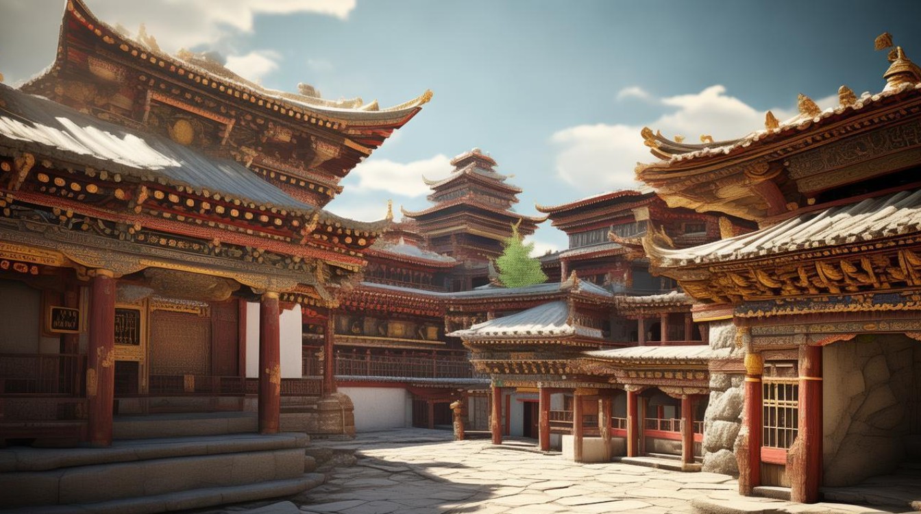 楚布寺附近寺庙