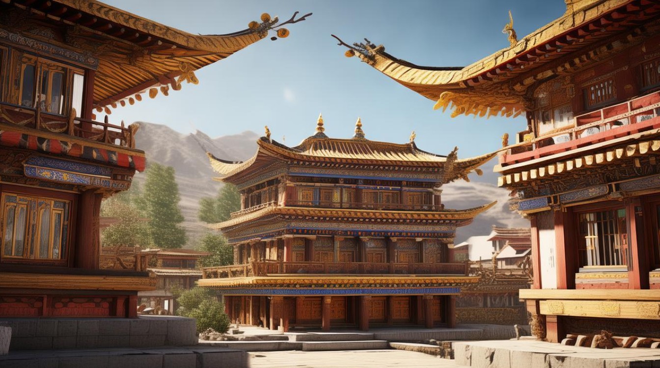 楚布寺附近寺庙