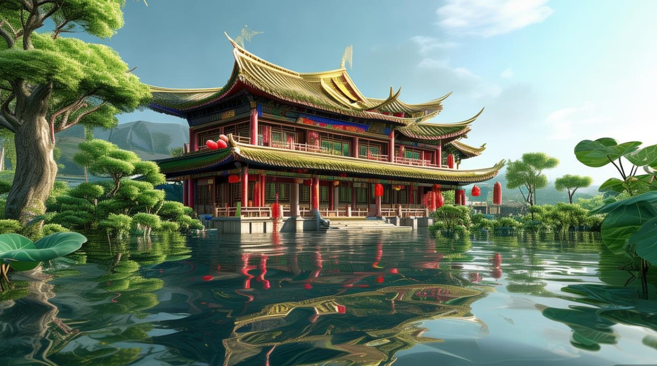 巢湖高林莲花寺庙