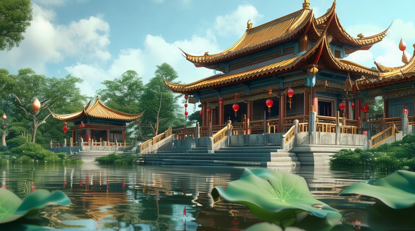 巢湖高林莲花寺庙