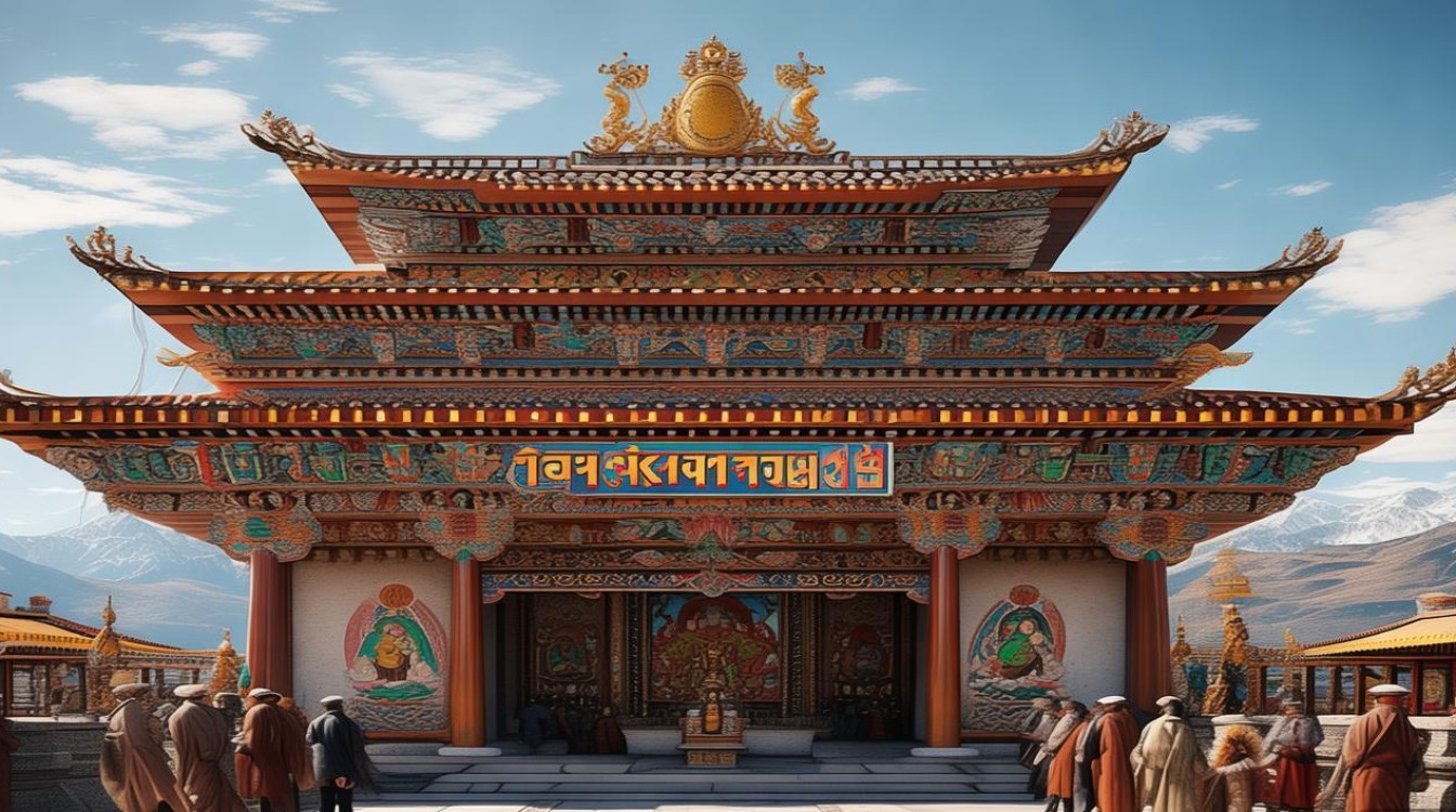 拉萨藏民去的寺庙
