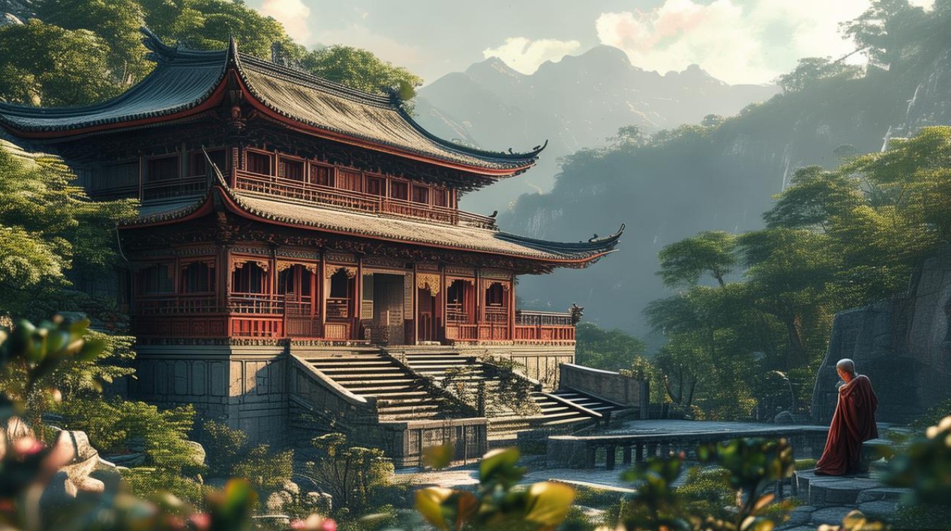 重庆偏僻深山寺庙修行