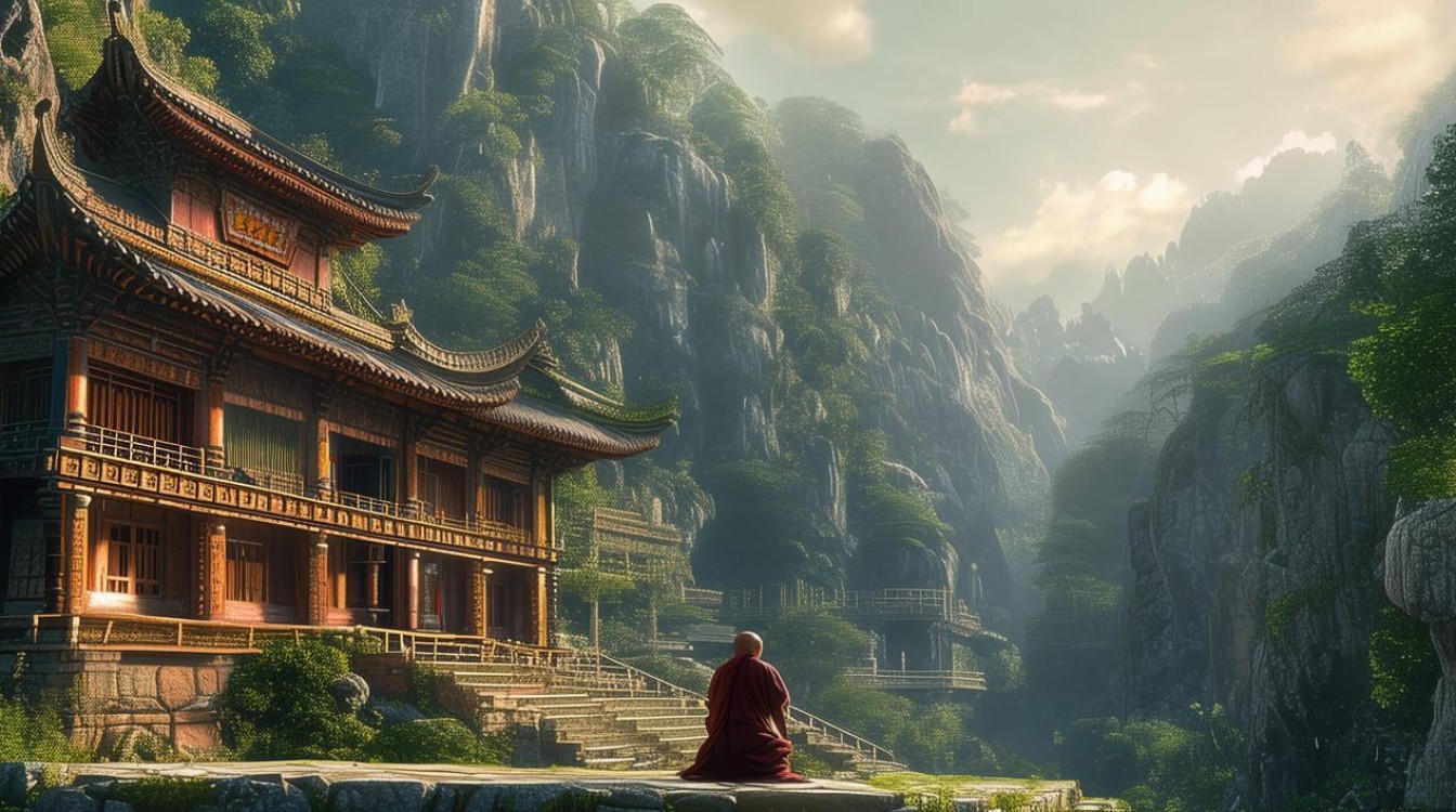 重庆偏僻深山寺庙修行