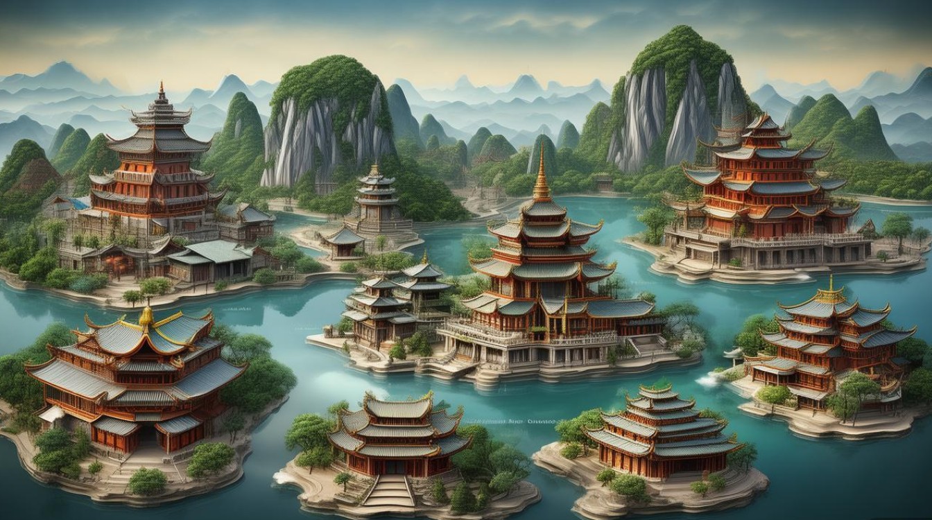 桂林寺庙分布图