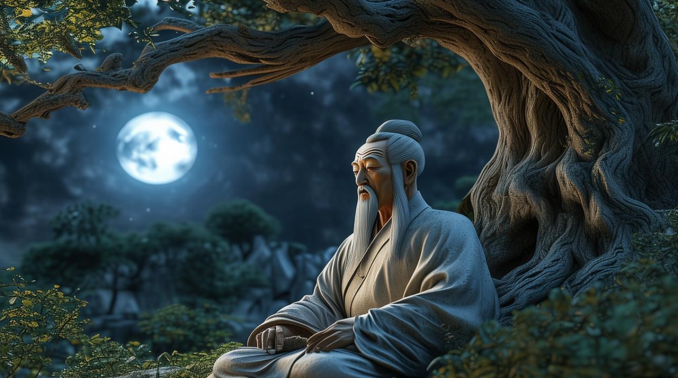 弘一法师月夜
