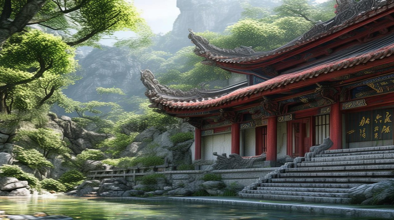 南岳短暂修行的寺庙