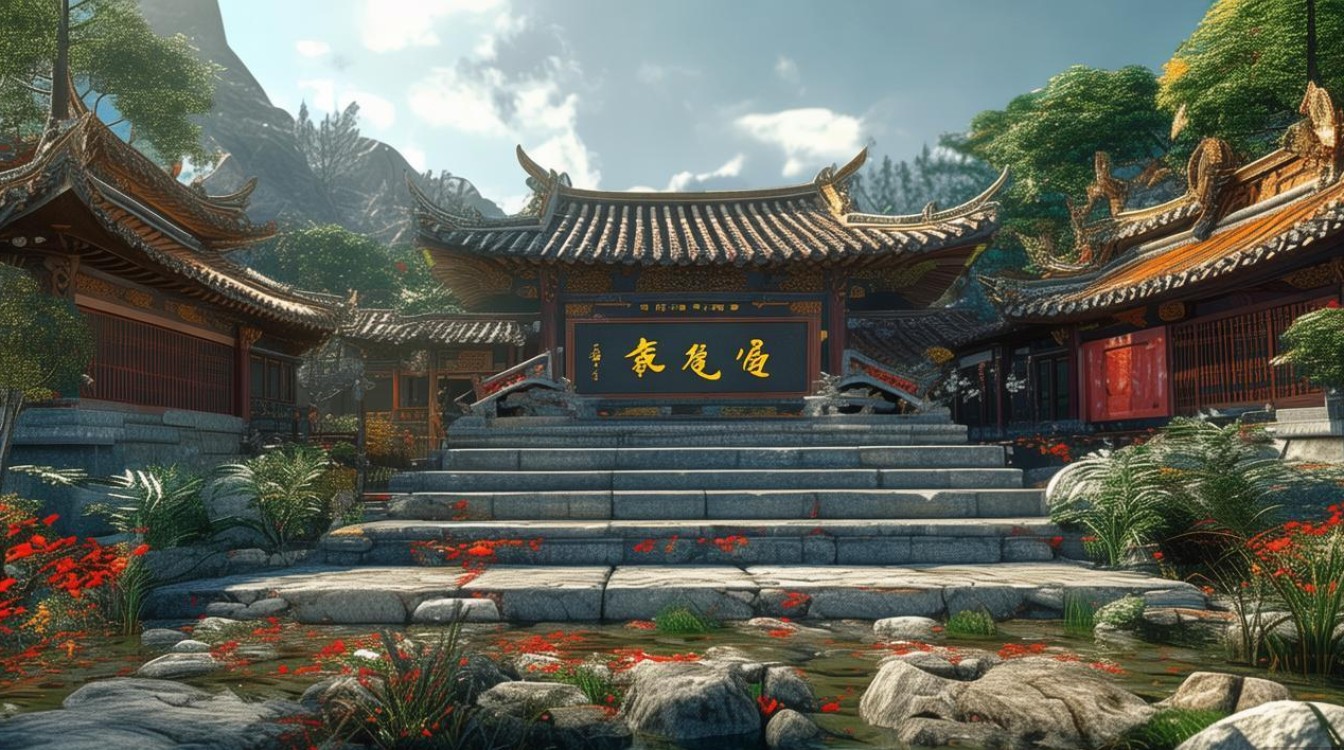 南岳短暂修行的寺庙