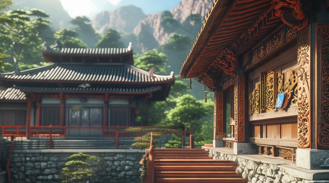 南岳短暂修行的寺庙