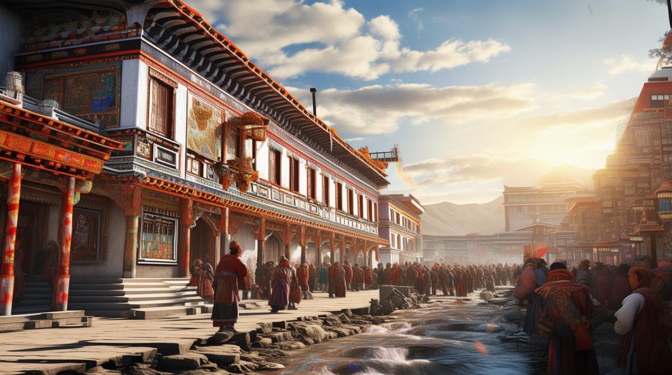 西藏达杰林寺庙