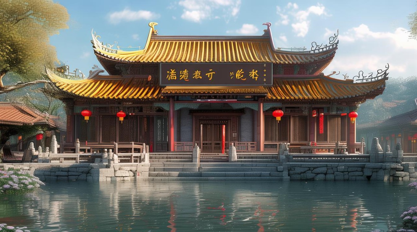 临海河头福泉寺庙