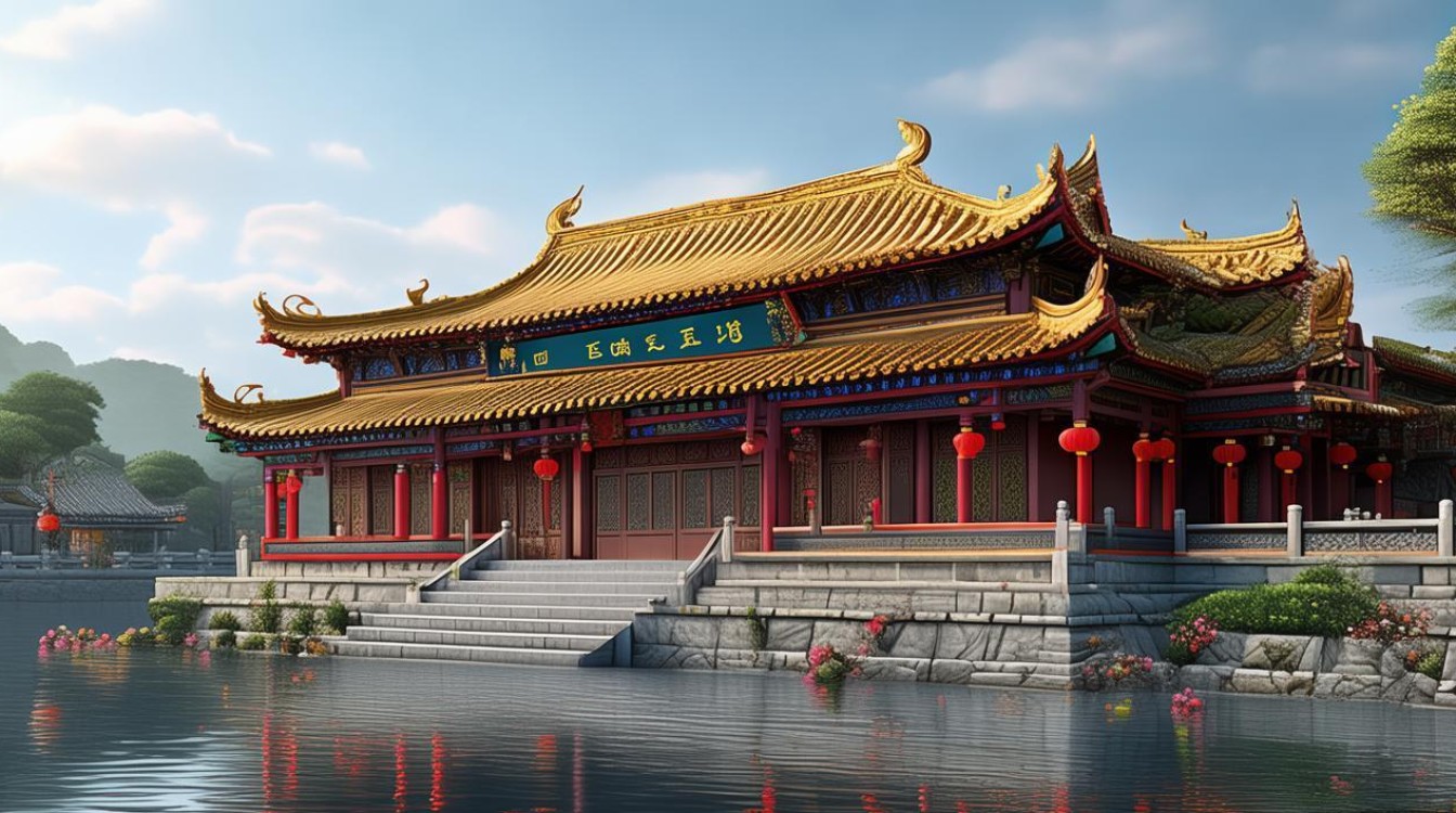 临海河头福泉寺庙