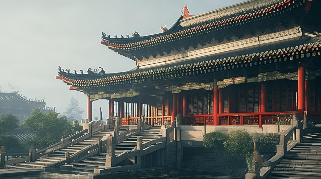 万杉寺庙的杉木