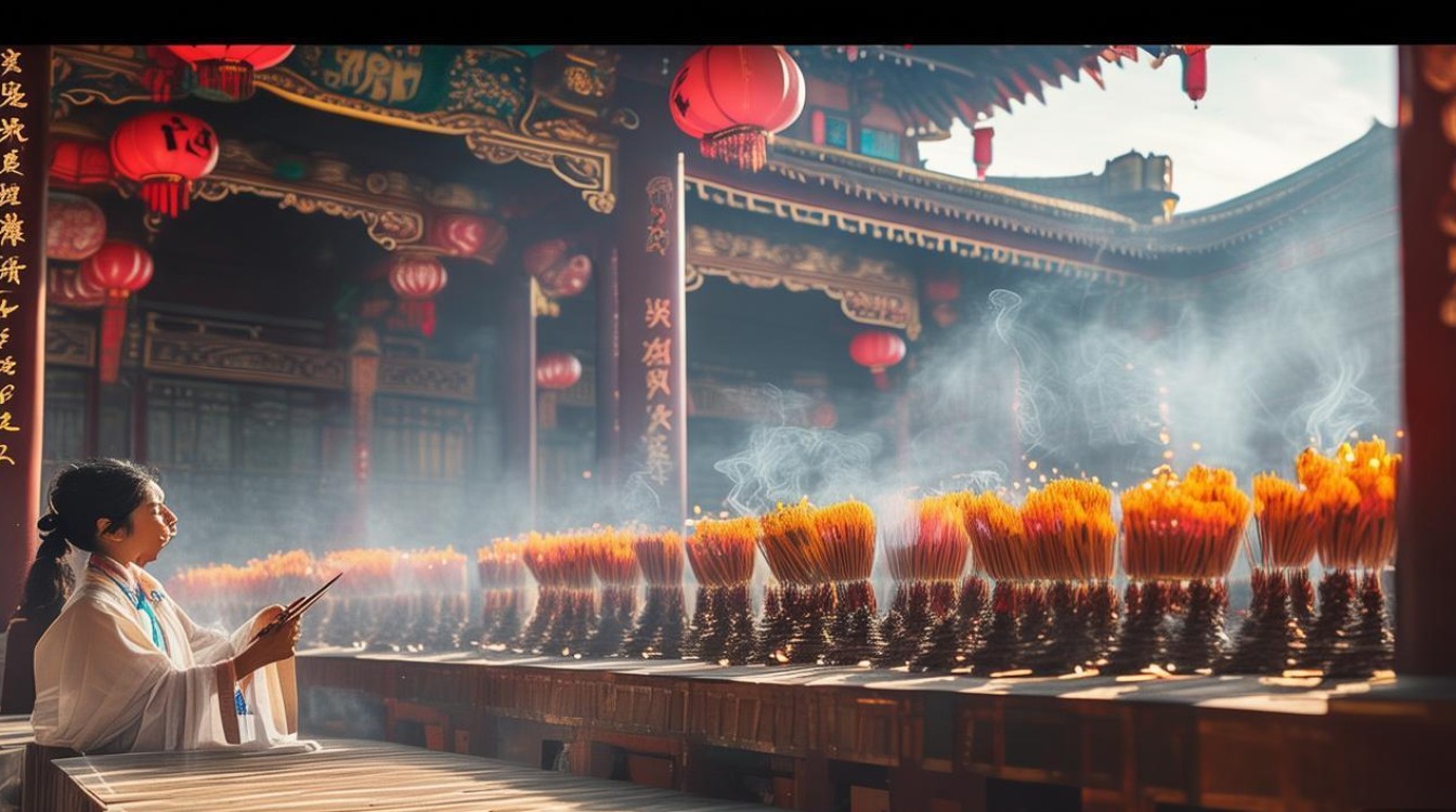 过年寺庙头香功德
